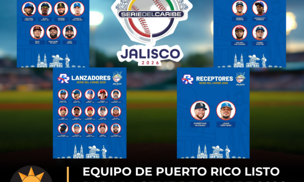 Equipo de Puerto Rico listo para la Serie del Caribe 2026 en México