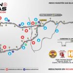 Anuncian cierre parcial de la PR-14 por montaje del Medio Maratón San Blas