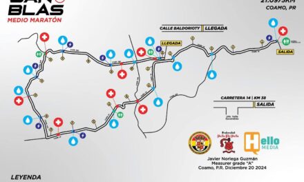 Anuncian cierre parcial de la PR-14 por montaje del Medio Maratón San Blas