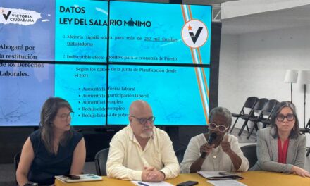 Victoria Ciudadana rechaza proyecto que deroga la Ley del Salario Mínimo