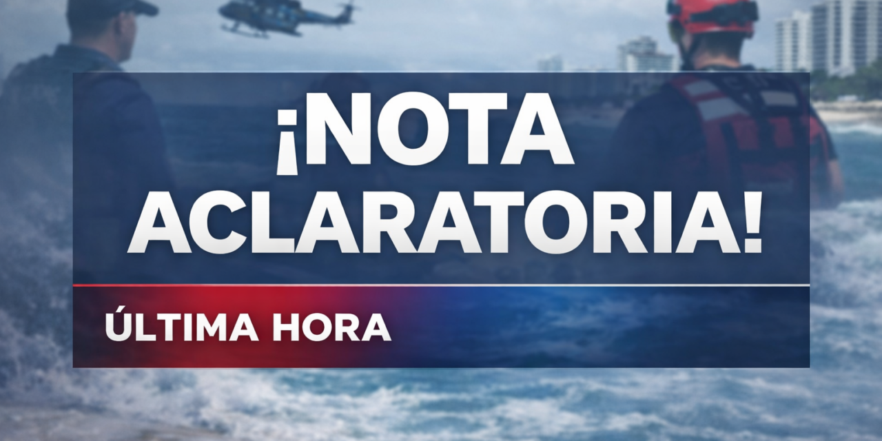 Autoridades corrigen información sobre operativo en playa del Condado