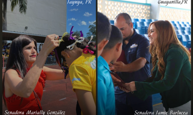 Senadoras de Ponce se tiran al terreno por la niñez y el deporte