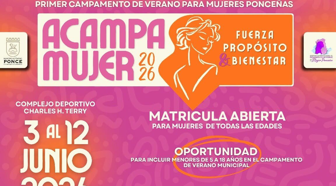 Ponce impulsa el empoderamiento femenino con campamento de verano