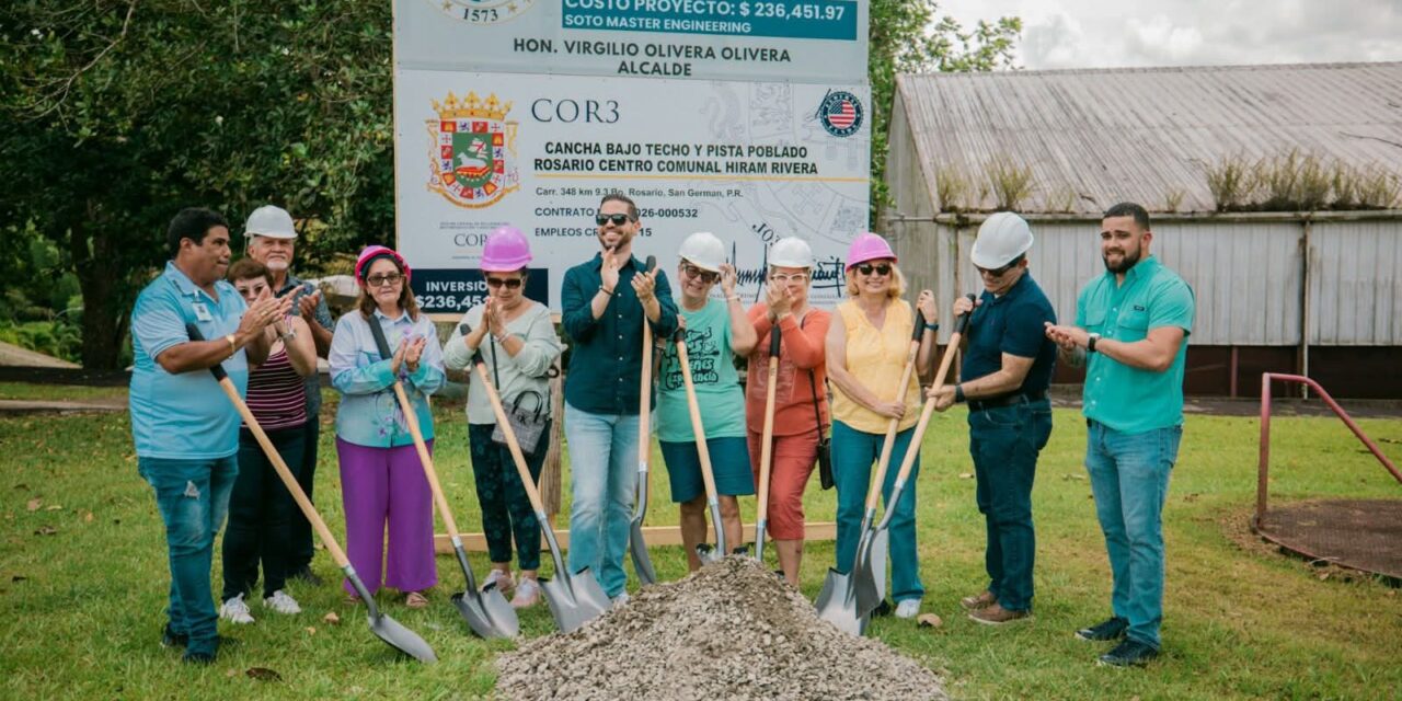 Alcalde de San Germán pone primera piedra, en varias obras municipales, con inversión de más de $6 millones