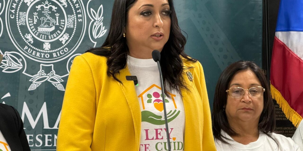Representante Estrella Martínez anuncia creación Ley Te Cuida para adultos mayores y cuidadores