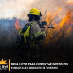 DRNA listo para enfrentar incendios forestales durante el verano