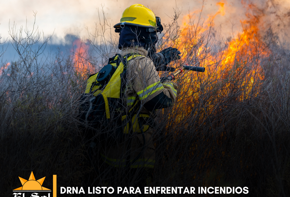 DRNA listo para enfrentar incendios forestales durante el verano