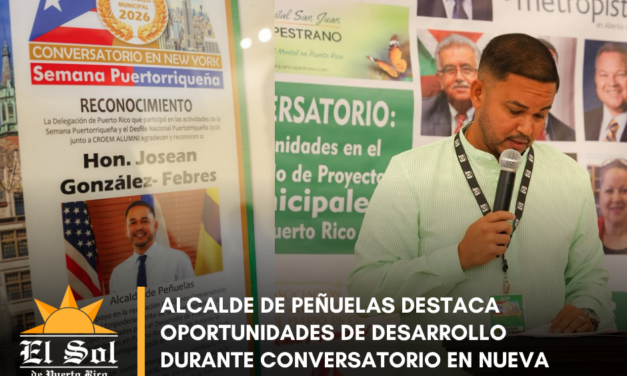 Alcalde de Peñuelas destaca oportunidades de desarrollo durante conversatorio en Nueva York
