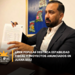 Líder popular destaca estabilidad fiscal y proyectos anunciados en Juana Díaz