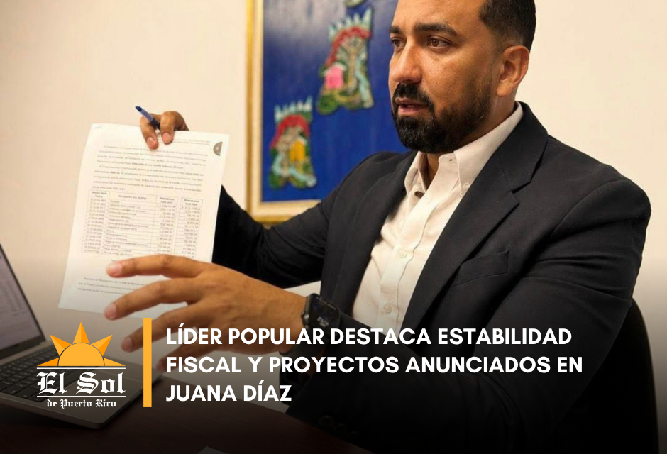 Líder popular destaca estabilidad fiscal y proyectos anunciados en Juana Díaz