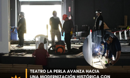 Teatro La Perla avanza hacia una modernización histórica con tecnología escénica de última generación
