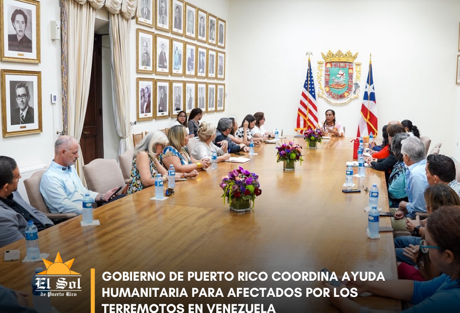 Gobierno de Puerto Rico coordina ayuda humanitaria para afectados por los terremotos en Venezuela