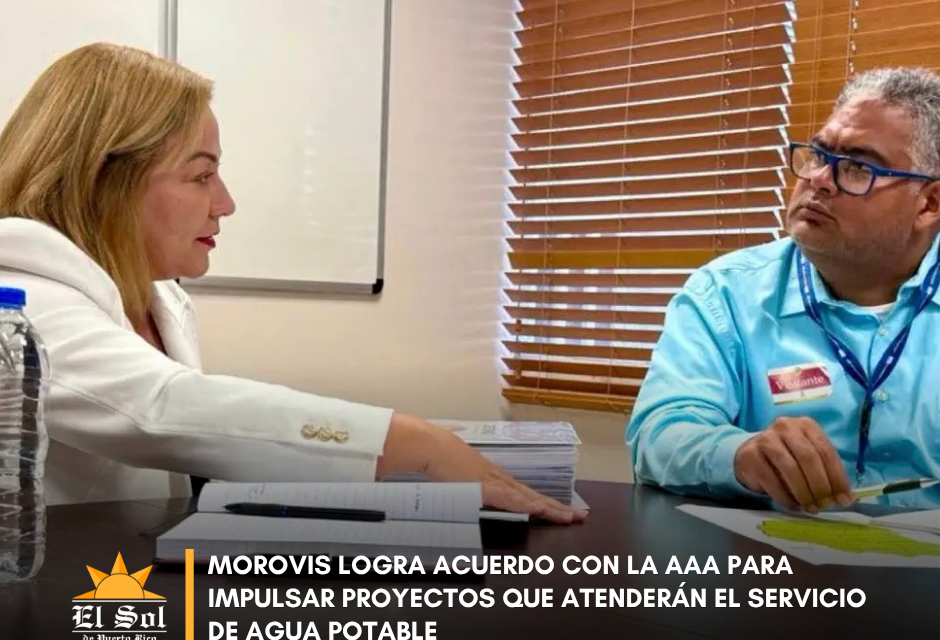 Morovis logra acuerdo con la AAA para impulsar proyectos que atenderán el servicio de agua potable