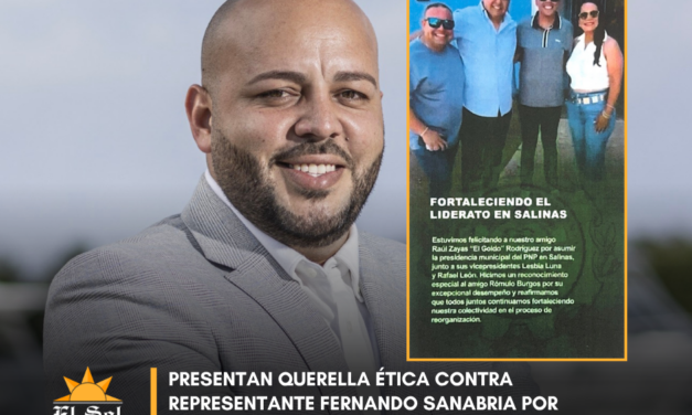 Presentan querella ética contra representante Fernando Sanabria por presunto uso político de recursos oficiales