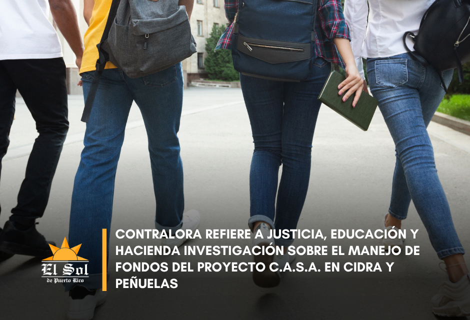 Contralora refiere a Justicia, Educación y Hacienda investigación sobre el manejo de fondos del Proyecto C.A.S.A.