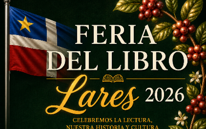 Lares celebrará Gran Feria del Libro 2026 en el Parque Los Patriotas