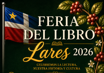 Lares celebrará Gran Feria del Libro 2026 en el Parque Los Patriotas