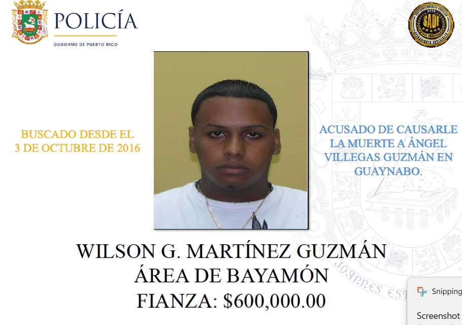 Policía solicita ayuda ciudadana para capturar a 24 fugitivos buscados por asesinato