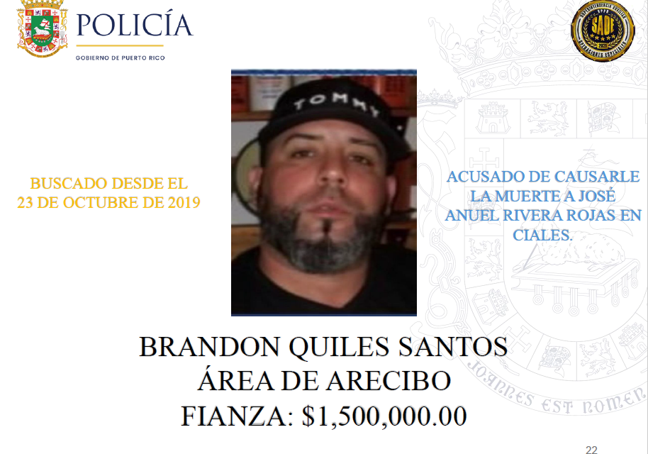 Policía solicita ayuda ciudadana para capturar a 24 fugitivos buscados por asesinato