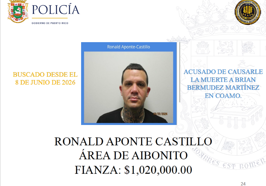 Policía solicita ayuda ciudadana para capturar a 24 fugitivos buscados por asesinato