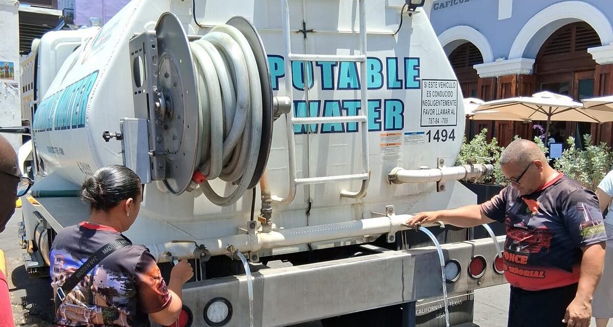 Ponce se suma a la respuesta ante la emergencia de agua potable en San Juan