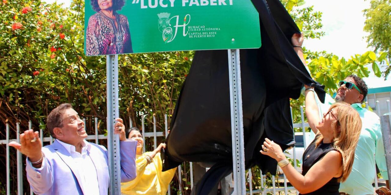 Inmortalizan legado de Lucy Fabery con una carretera en Humacao