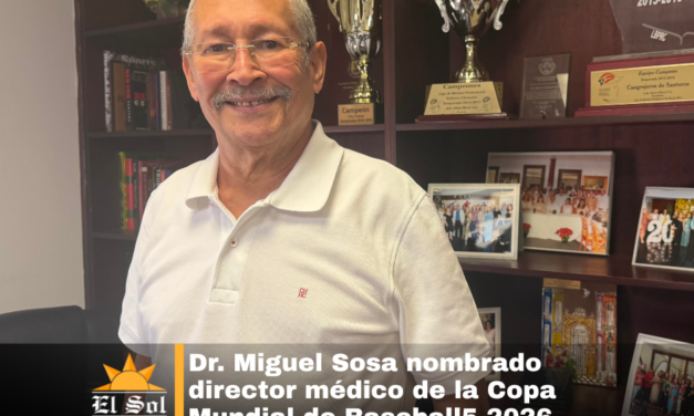 Dr. Miguel Sosa nombrado director médico de la Copa Mundial de Baseball5 2026