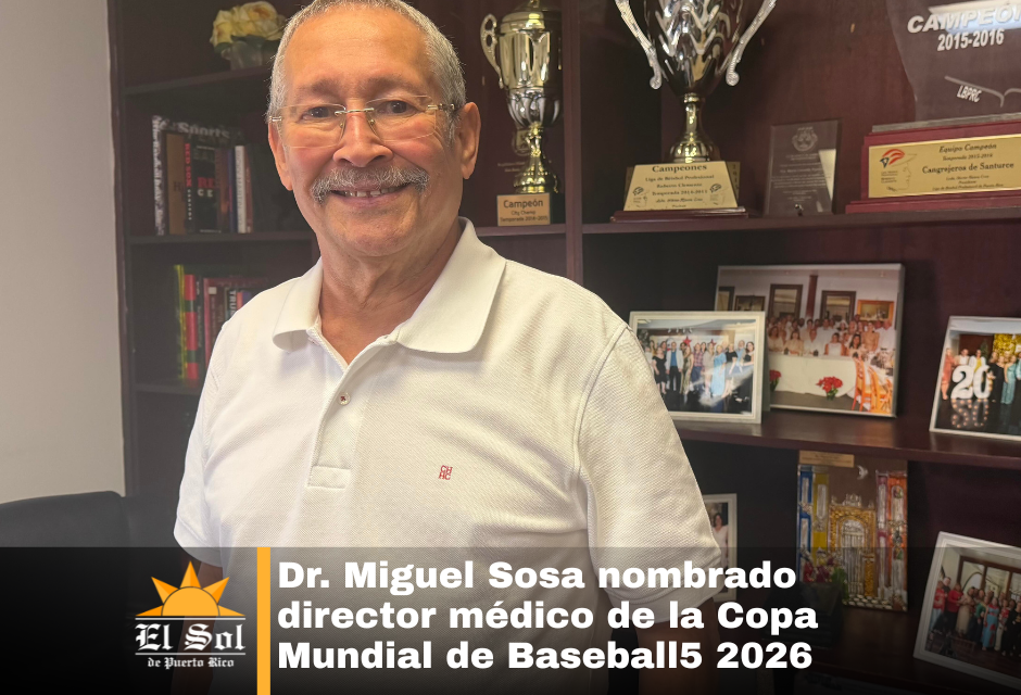 Dr. Miguel Sosa nombrado director médico de la Copa Mundial de Baseball5 2026