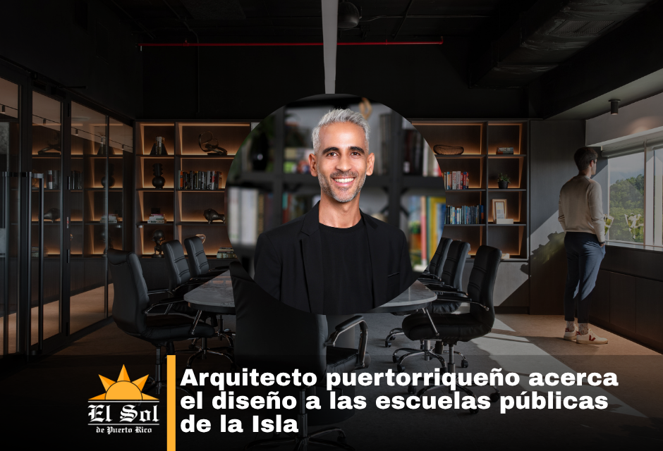 Arquitecto puertorriqueño acerca el diseño a las escuelas públicas de la Isla