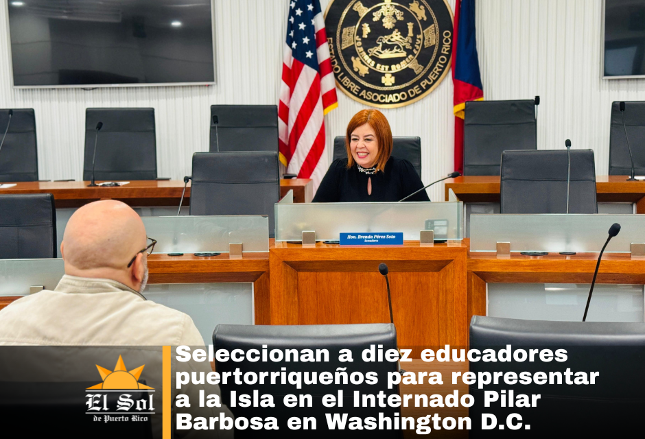 Seleccionan a diez educadores puertorriqueños para representar a la Isla en el Internado Pilar Barbosa en Washington D.C.