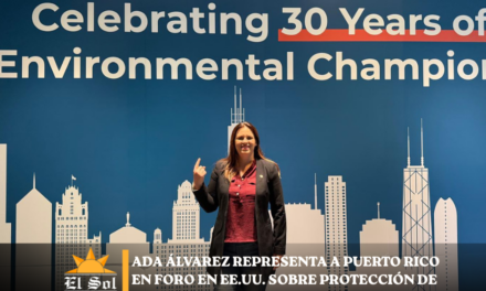 Ada Álvarez representa a Puerto Rico en foro en EE.UU. sobre protección de las costas