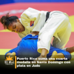 Puerto Rico suma una cuarta medalla en Santo Domingo con plata en Judo