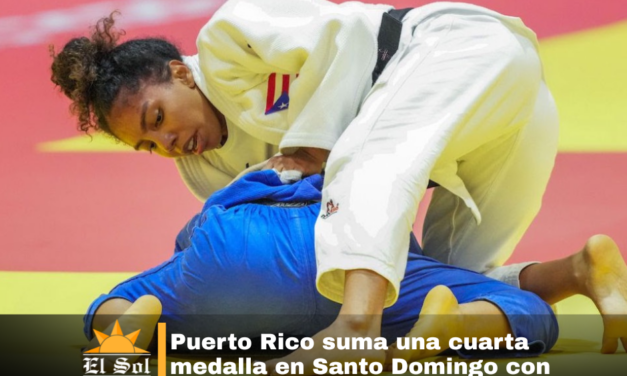 Puerto Rico suma una cuarta medalla en Santo Domingo con plata en Judo