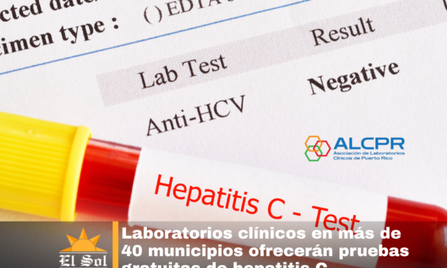 Laboratorios clínicos en más de 40 municipios ofrecerán pruebas gratuitas de hepatitis C