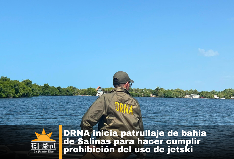 DRNA inicia patrullaje de bahía de Salinas para hacer cumplir prohibición del uso de jetski