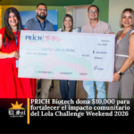 PRICH Biotech dona $10,000 para fortalecer el impacto comunitario del Lola Challenge Weekend 2026