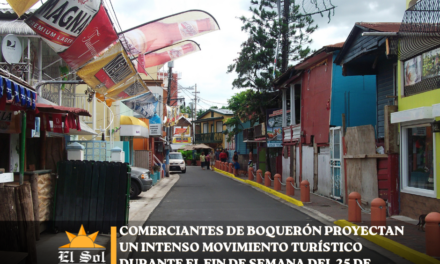 Comerciantes de Boquerón proyectan un intenso movimiento turístico durante el fin de semana del 25 de julio
