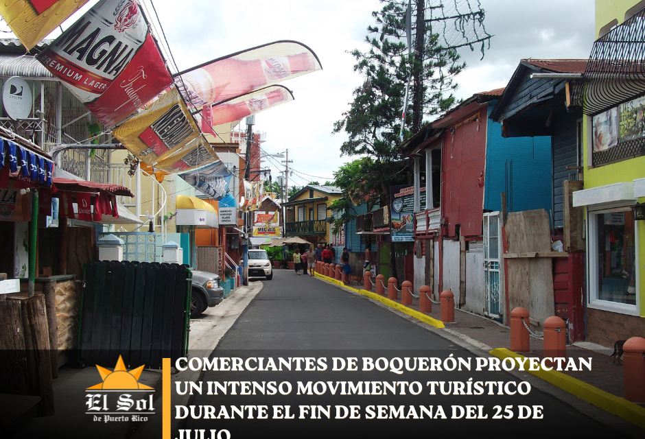 Comerciantes de Boquerón proyectan un intenso movimiento turístico durante el fin de semana del 25 de julio