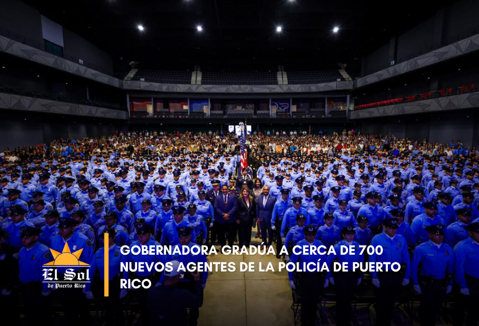 Gobernadora gradúa a cerca de 700 nuevos agentes de la Policía de Puerto Rico