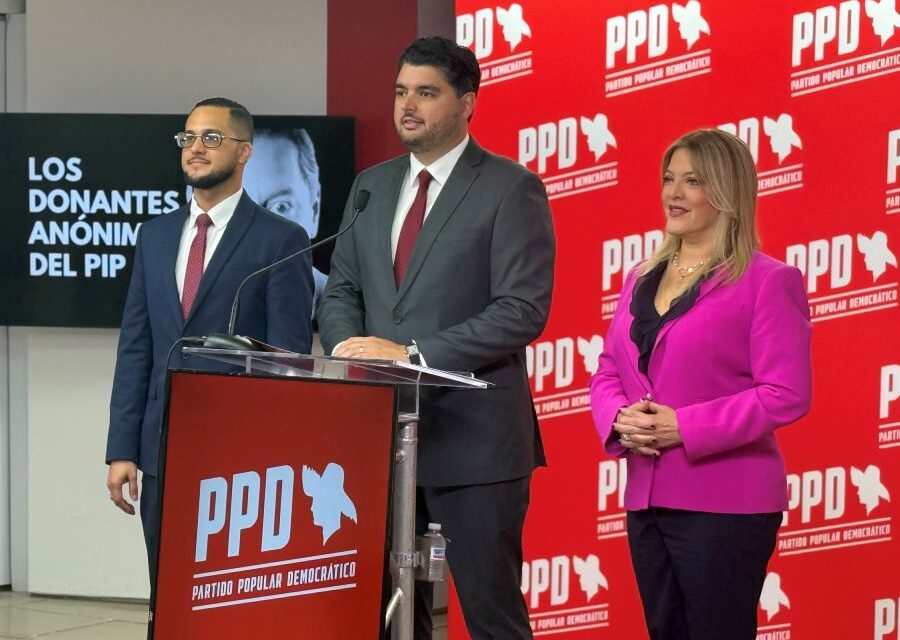 Se aleja la posibilidad de una alianza: PPD cuestiona al PIP por más de $200 mil en donativos anónimos