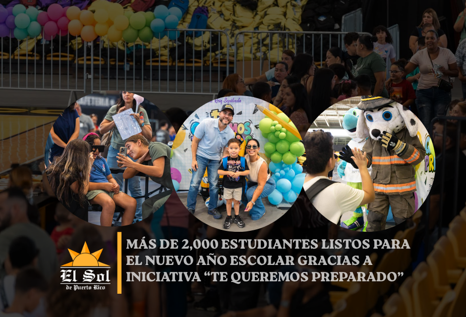 Más de 2,000 estudiantes listos para el nuevo año escolar gracias a iniciativa “Te Queremos Preparado”