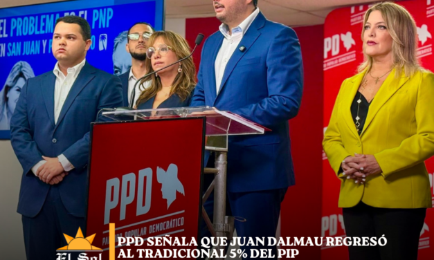 PPD señala que Juan Dalmau regresó al tradicional 5% del PIP