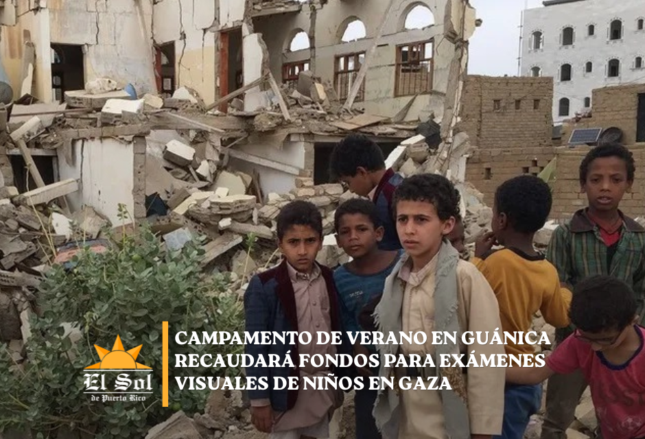 Campamento de verano en Guánica recaudará fondos para niños en Gaza