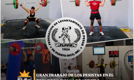 Gran trabajo de los pesistas en el Torneo Nacional de Arecibo