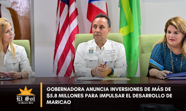 Gobernadora anuncia inversiones de más de $5.8 millones para impulsar el desarrollo de Maricao