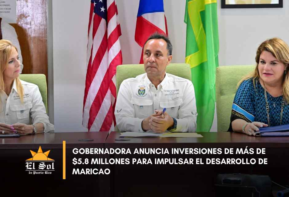 Gobernadora anuncia inversiones de más de $5.8 millones para impulsar el desarrollo de Maricao