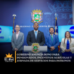 Gobierno anuncia bono para pensionados, incentivos agrícolas y jornada de servicios para patronos