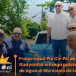 𝗙𝗿𝗮𝘁𝗲𝗿𝗻𝗶𝗱𝗮𝗱 𝗣𝗵𝗶 𝗖𝗵𝗶 𝗣𝘀𝗶 𝗱𝗲 𝗚𝘂𝗮𝘆𝗮𝗻𝗶𝗹𝗹𝗮 𝗲𝗻𝘁𝗿𝗲𝗴𝗮 𝗽𝗮𝗹𝗲𝘁𝗮 𝗱𝗲 𝗮𝗴𝘂𝗮 𝗮𝗹 𝗠𝘂𝗻𝗶𝗰𝗶𝗽𝗶𝗼 𝗱𝗲 𝗟𝗼í𝘇𝗮