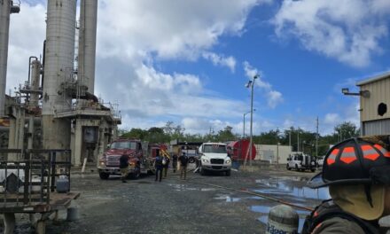 Dos empleados sufren quemaduras tras incendiarse cilindros de gas en planta de Peñuelas