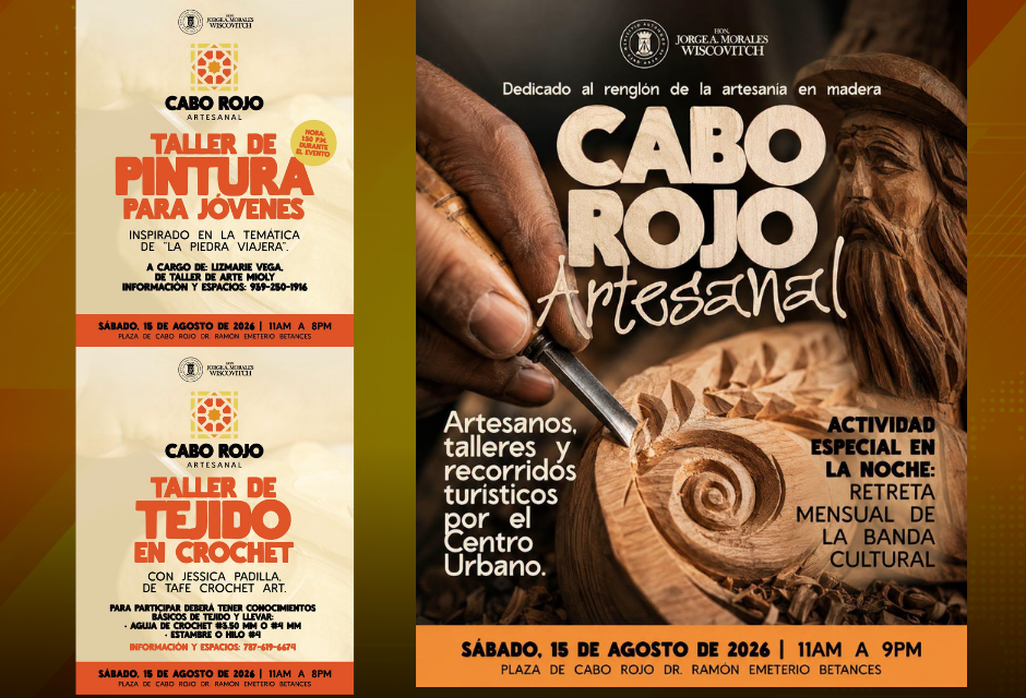 Cabo Rojo convierte su Centro Urbano en vitrina para la artesanía puertorriqueña